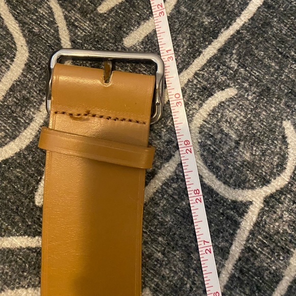 Jill Sander brown classy belt curved shape - Picture 11 of 13